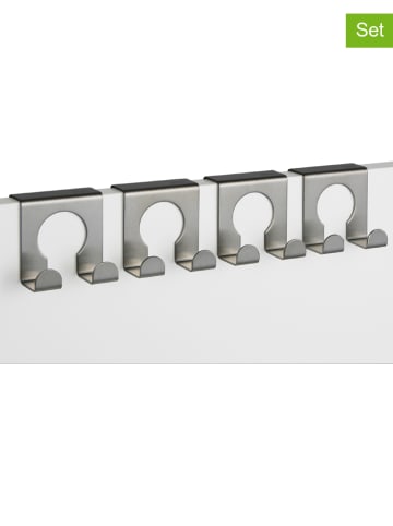 Nordheim 4er-Set: Edelstahl-Haken - (B)5 x (H)5 x (T)5 cm