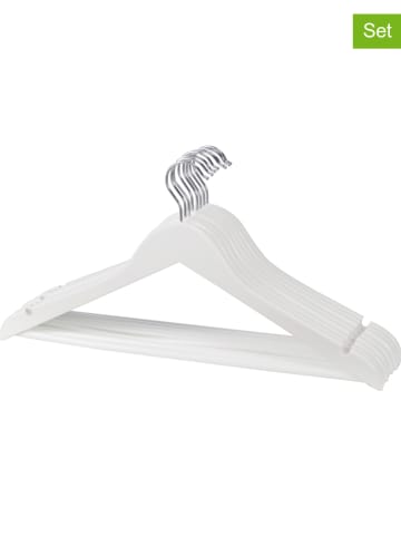 Nordheim 5-delige set: kledinghangers wit - (L)45 x (B)23 cm