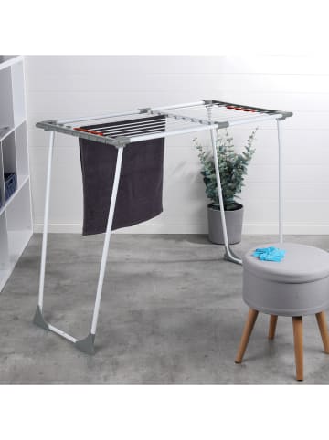 Nordheim Wäscheständer in Weiß/ Grau - (B)200 x (H)89 x (T)54,5 cm