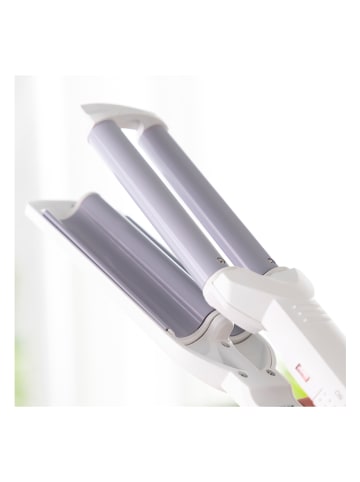 InnovaGoods Keramik-Lockenstab in Weiß - (L)30 cm