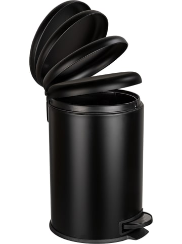 Wenko Pedaalemmer "Leman" zwart - 20 l