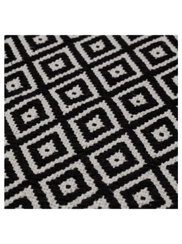 Sealskin Badmat zwart/wit - (L)60 x (B)60 cm