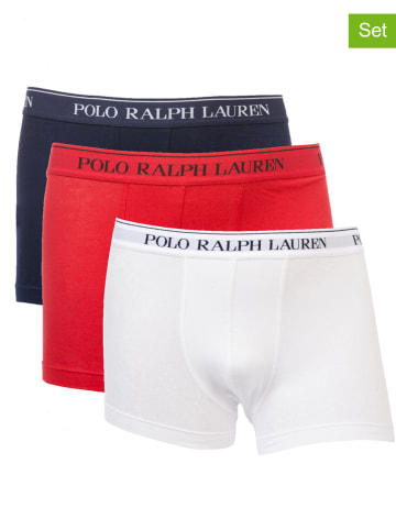 Ralph Lauren Underwear 3er-Set: Boxershorts in Weiß/ Rot/ Dunkelblau