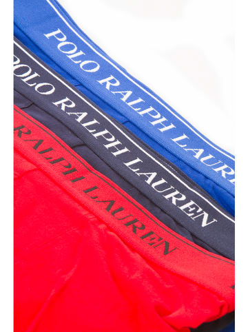 Ralph Lauren Underwear 3er-Set: Boxershorts in Dunkelblau/ Blau/ Rot