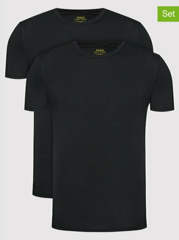 Ralph Lauren Underwear Koszulki (2 szt.) w kolorze czarnym