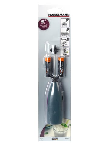 Fackelmann Mini-Mixer in Grau/ Violett - (L)34 cm