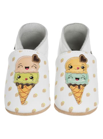 Lait et Miel Skórzane buty "Ice Cream" ze wzorem do raczkowania