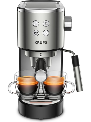 Krups Espressomachine "Virtuoso" zilverkleurig