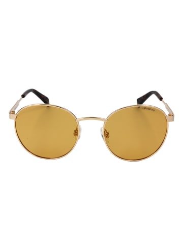 Polaroid Damskie okulary przeciwsłoneczne w kolorze żółto-złotym