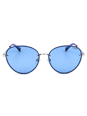 Polaroid Damskie okulary przeciwsłoneczne w kolorze niebiesko-błękitnym