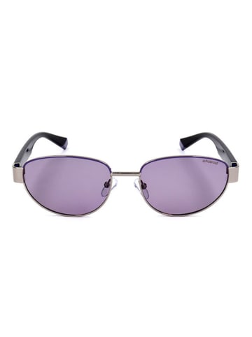 Polaroid Okulary przeciwsłoneczne unisex w kolorze fioletowym