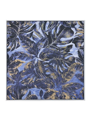 InArt Obraz w kolorze niebiesko-żółtym - (S)80 x (W)80 x (G)4 cm
