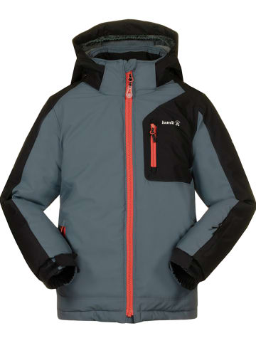 Kamik Kurtka narciarska "Hudson" w kolorze szaroniebiesko-czarnym