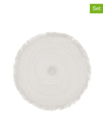 DUKA Podkładki (2 szt.) w kolorze białym - Ø 35 cm