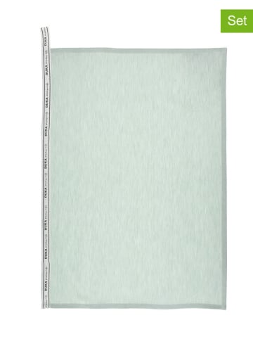 DUKA Ściereczka kuchenna (2 szt.) w kolorze jasnozielonym - (D)70 x (S)50 cm