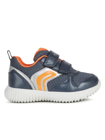 Geox Sneakers blauw/oranje