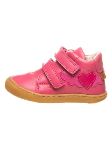 BO-BELL Skórzane sneakersy w kolorze różowym