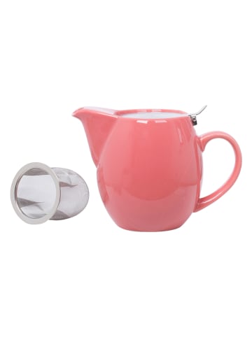 Overbeck and Friends Theepot "Happy Time" roze - 750 ml