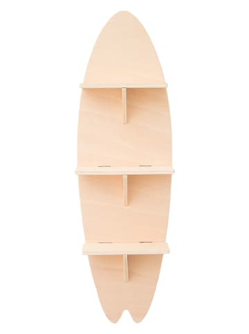 Really Nice Things Wandregal "Surf" in Natur - (B)24 x (H)79 x (T)12 cm