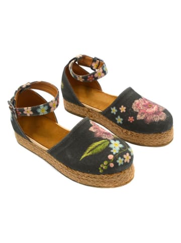 Calceo Espadrilles in Anthrazit/ Bunt