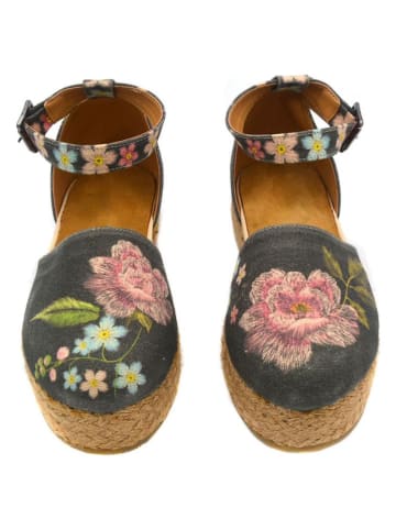 Calceo Espadrilles in Anthrazit/ Bunt