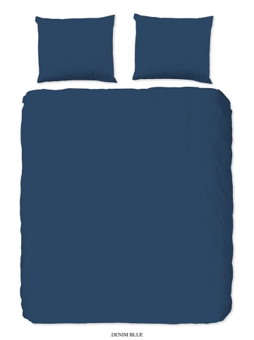 Good Morning Komplet pościeli "Uni Denim" w kolorze niebieskim