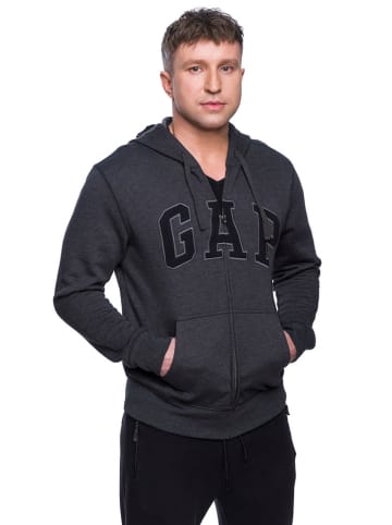 GAP Sweatjacke in Anthrazit