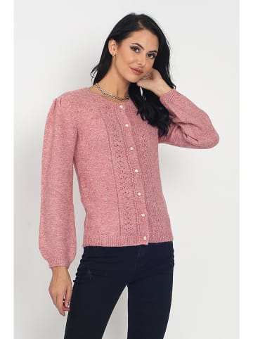 ASSUILI Cardigan in Pink