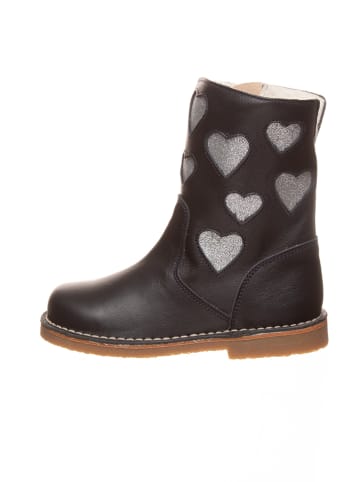Kmins Leren boots donkerblauw