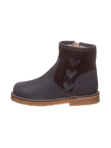 kmins Leren boots donkerblauw