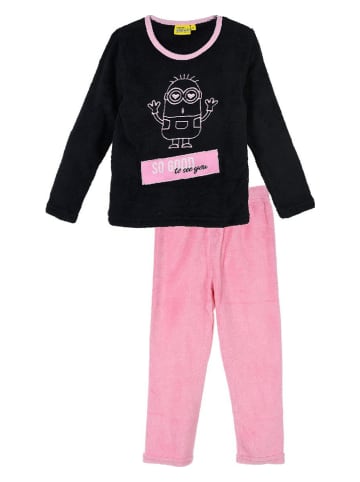 Minions Pyjama "Minions" in Schwarz/ Rosa