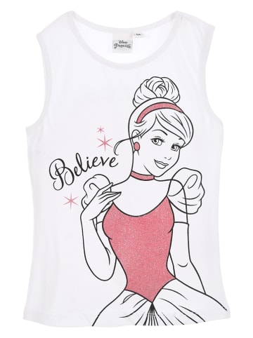 Disney Princess Koszulka w kolorze biało-jasnoróżowym