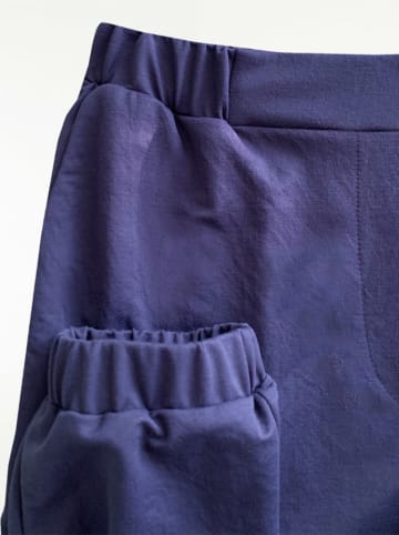 Click Fashion Spodnie w kolorze granatowym