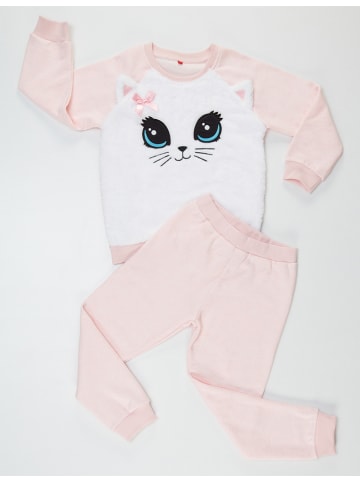 Denokids 2-częściowy zestaw "Baby Cat" w kolorze jasnoróżowym