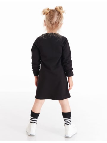 Denokids Sukienka "Unicorn Zebra" w kolorze czarnym