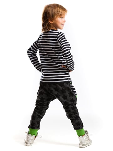 Denokids 2tlg. Outfit "Pirate Skull" in Schwarz/ Anthrazit