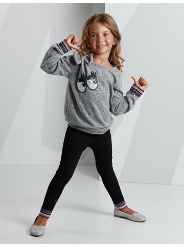 Denokids 2-delige outfit "Eyes" grijs/zwart