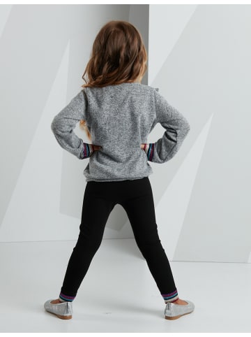 Denokids 2-delige outfit "Eyes" grijs/zwart