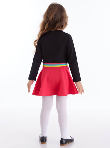 Denokids Kleid "Emoji" in Schwarz/ Rot