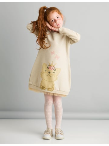 Denokids Kleid "Cat" in Beige