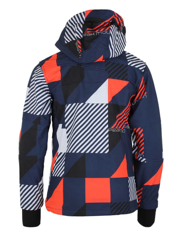 Peak Mountain Kurtka softshellowa w kolorze granatowo-czerwonym