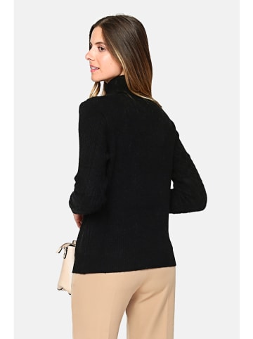 William de Faye Rollkragenpullover in Schwarz