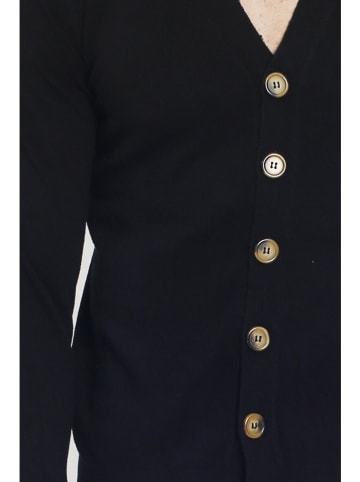 William de Faye Cardigan in Schwarz