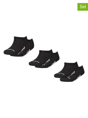 Converse 6-delige set: sokken zwart