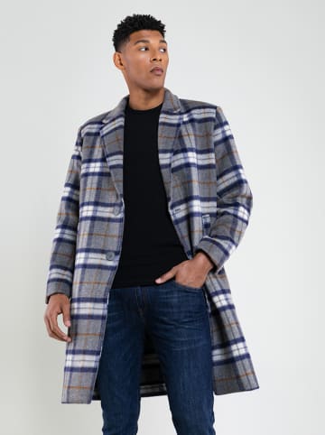 BIG STAR Mantel grijs/wit/donkerblauw