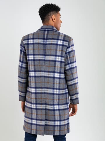 BIG STAR Mantel grijs/wit/donkerblauw