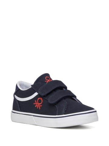 Benetton Sneakersy w kolorze granatowym
