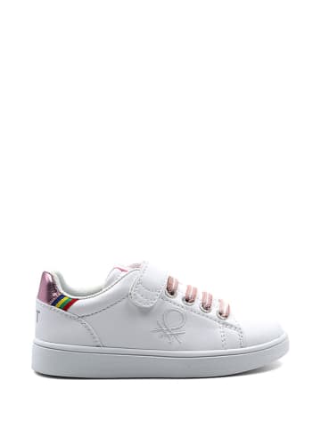 Benetton Sneakers in Weiß/ Bunt