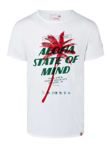 Timezone Koszulka "Aloha" w kolorze białym