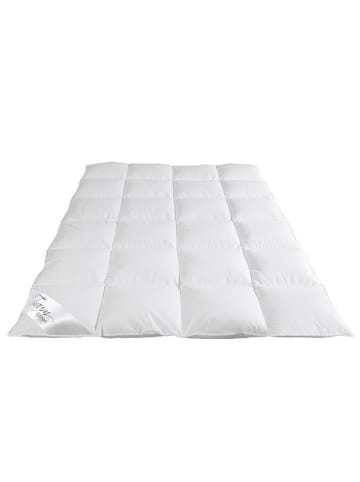 Böhmerwald Donscasettedekbed "Droomedition - Warm" wit